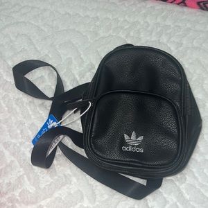 adidas Black Mini Backpack Crossbody Bag